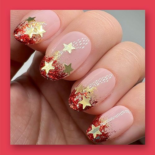 Christmas nail hot sale transfers